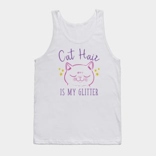 Cat Hair Is My Glitter Tank Top